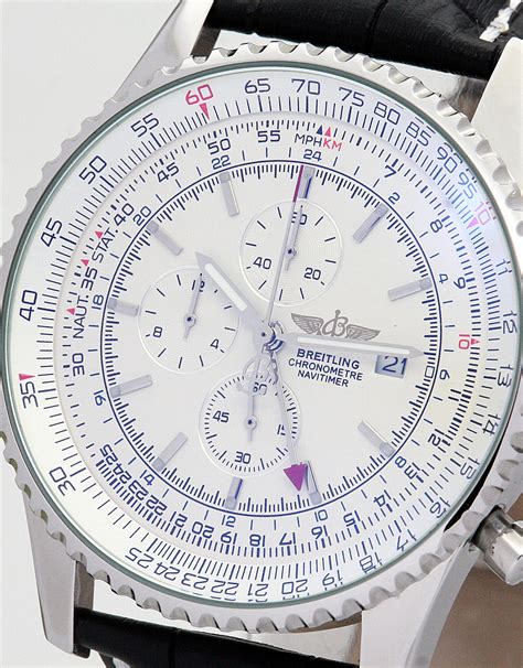 breitling replica navitimer world white dial